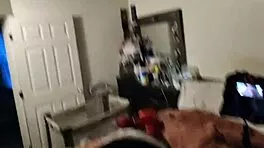 pregnant girlfriend's creamy pussy takes deep backshots to horny orgasm