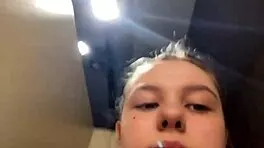 hey watch me cum explosively in this crowded public gym