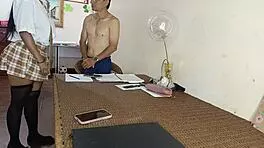 i rush home craving my old kinky man's rough cock in schoolgirl pussy