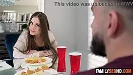 Why sneak this horny shaved pussy onto monster cock now?