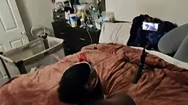 pregnant girlfriend's creamy pussy takes deep backshots to horny orgasm