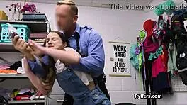 guy checks her holes with flashlight then dick