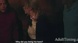 Petite Blonde Virgin Double Penetrated Exorcism