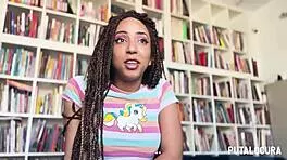 la bellísima mulata luna blackx chupa y saca leche a torbe tras entrevista