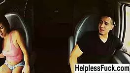 oh man helpless michelle martinez gets roughed up bad by huge cock pounding