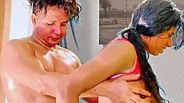 Threesome blasts friends beautiful girlfriend pussy ass deepthroat facials Uttaran20!