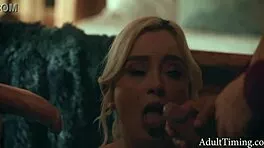 Petite Blonde Virgin Double Penetrated Exorcism