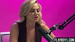 Watch teen Blake Blossom finger her big natural tits pussy to explosive orgasm close-up