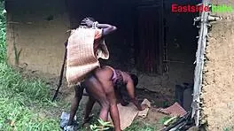 Hunter rams king's wife outdoors with monster BBC creampie finish!