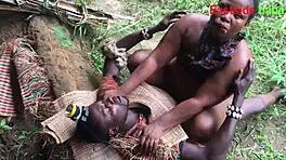 Hunter rams king's wife outdoors with monster BBC creampie finish!