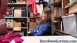 Busty Thief Teen Sucks Cock In High Definition Bust