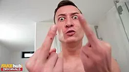 russian pov bitch gets muff diving, doggystyle pounding to orgasm