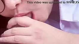 college babe joins for outdoor deepthroat cock sucking fun