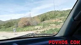 oh god this tiny 18+ brunette teen rides cock pov while rubbing her wet horny pussy