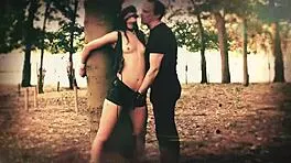 Ring Gagged Submissive Teen Spanked in Bondage Fuck