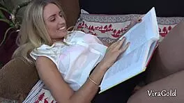 blonde jessi's virgin debut unfolds in tender first fuck