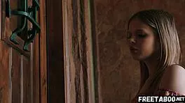 Babysitter Coco Lovelock joins kinky couple for steamy threesome fingering creampie