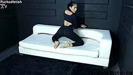 ready for charlot's sizzling spandex kink tease?