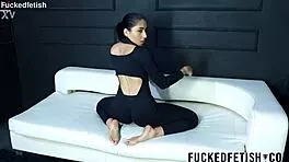 ready for charlot's sizzling spandex kink tease?