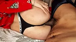 shocking bareback slip with hot friend at pajama party bash