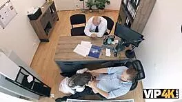 Seduced by Young Beauty's Irresistible Office Temptation