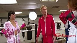 Boxer teen begs for brutal pounding