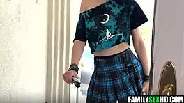 old guy pounds petite blonde sluts in wild threesome