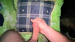 young stud milks monster cock in explosive masturbation blast