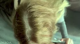 wanna netflix with this blonde babe before i cum in her mouth?