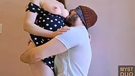 sucking hottest neighbor's perfect big natural tits