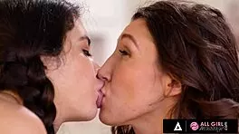 Three Oiled Masseuses Tantric Fingering Leads to Steamy Threesome