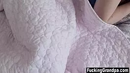 wanna suck my cock step grandad asks young brunette