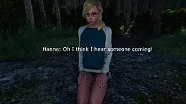 lost teen's squirting pussy exploited by huge black cock in wild hiking fuck