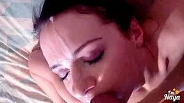 Teasing Euro Babe's Tight Ass Craves Anal Thrusts and Sticky Facial Cumshot