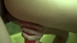 Blonde Tight Pussy Fun While Hidden Away