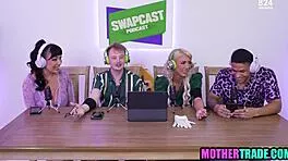 hey milfs, wanna swap these young studs for hardcore group fun?