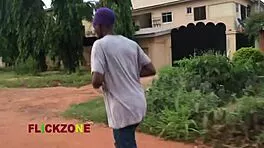 chubby ebony neighbor oiled big tits ass homemade hardcore pounding