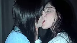 Suggestive lesbian lovers reunite for intense wet pussy play
