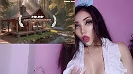 Skinny blue-eyed teen takes rough anal creampie in cosplay