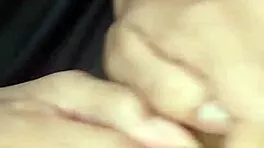 skinny girlfriend fingers her tight pussy and flashes it publicly outdoors