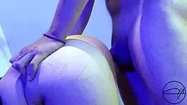 Pov rough creampie hotwife while girlfriend watches ffm cuckquean