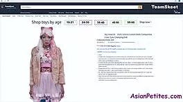 pervy guy pounds bound asian doll hard 😈💦