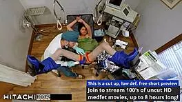 Troubled Latina Teen Endures Doctor's Mandatory Hitachi Orgasms