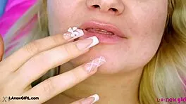 Graceful golden blonde gracefully unveils her alluring sexy curves