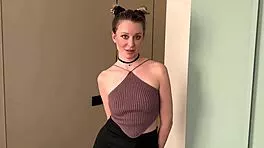 Slut stepsister grabs dick instead of reforming her wild ways