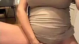 Milky Tits MILF Sucks Cock Reveals Swollen Pussy