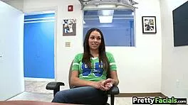 celeb bethany benz's pretty face drenched in hot amateur cumshot