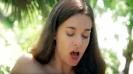 Cute Petite Hairy Bush Hottie Cums Hard!