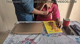 Office worker seduced into brutal pounding by eager colleague