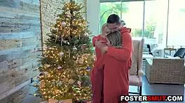 step parents join for wild group fuck to keep her home